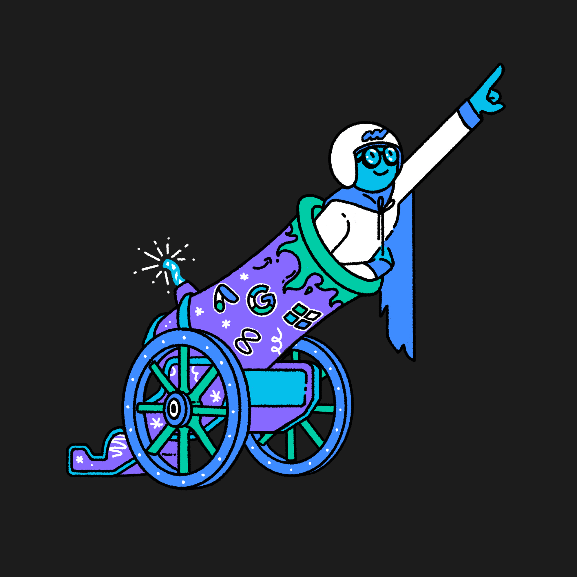 Cannon black bg